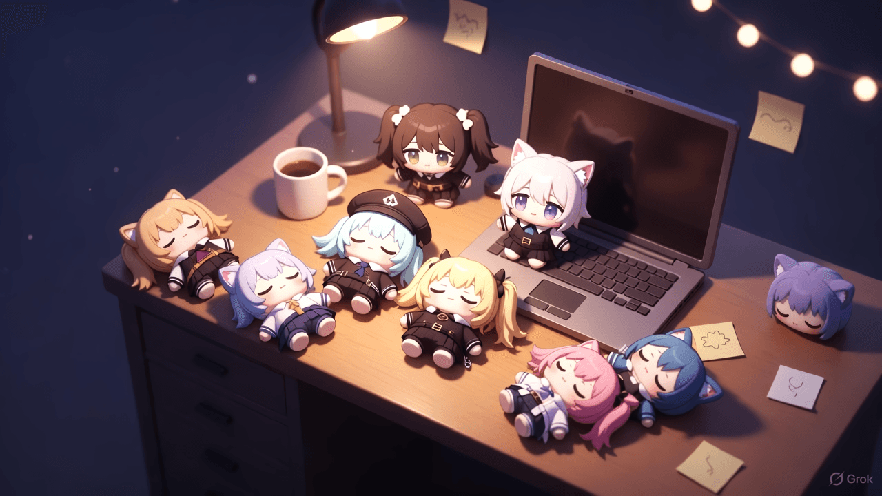 Creative footer design for artist and cosplayer portfolio website